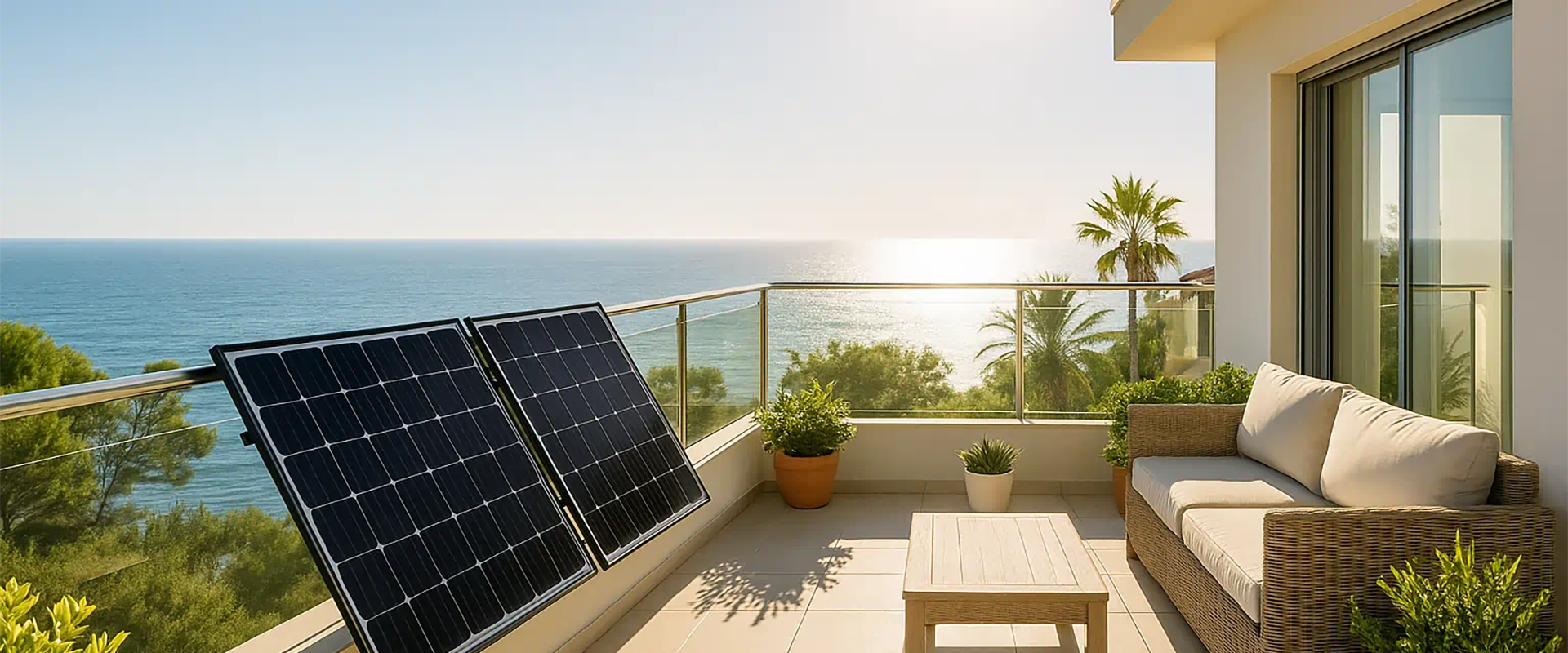 Mallorca Balkonkraftwerk Installation deutsche Handwerker